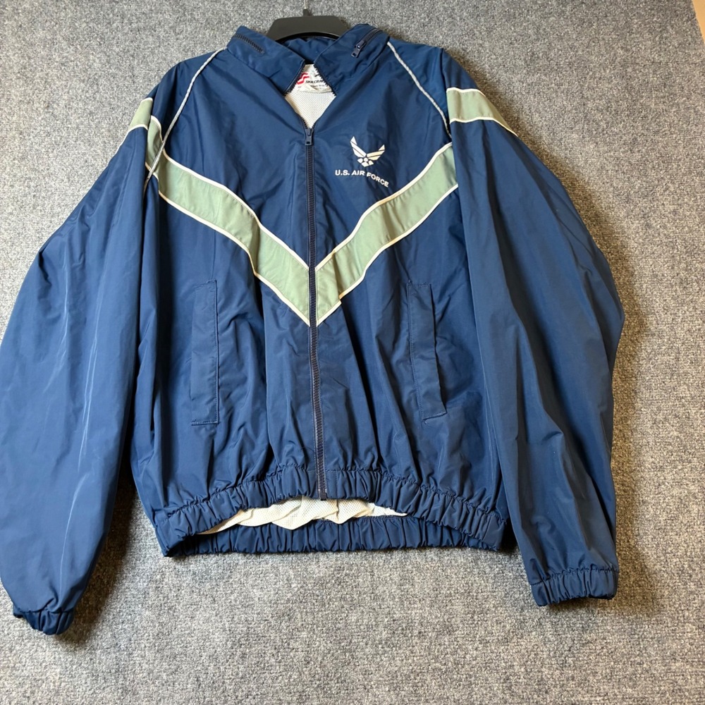 Vintage Skilcraft US‎ Air Force Jacket PTU Windbreaker Full Zip Lightweight-M